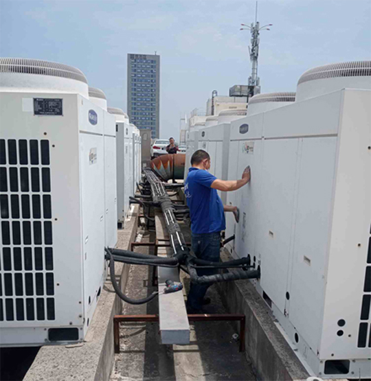 昌图中央空调制热和不制冷系统维修方法